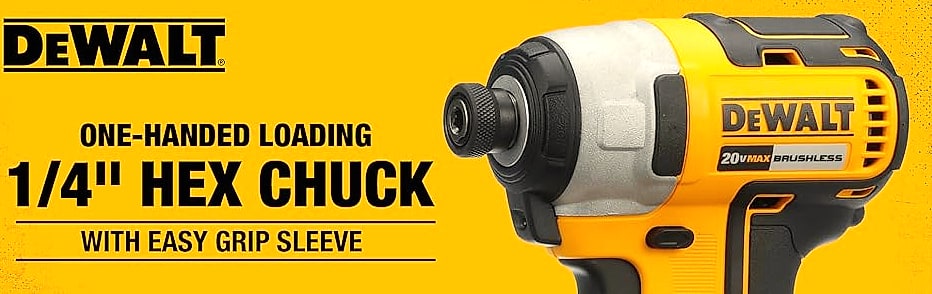 DeWalt DCF787D1 20V MAX 1/4 Impact Driver Kit — scale reference