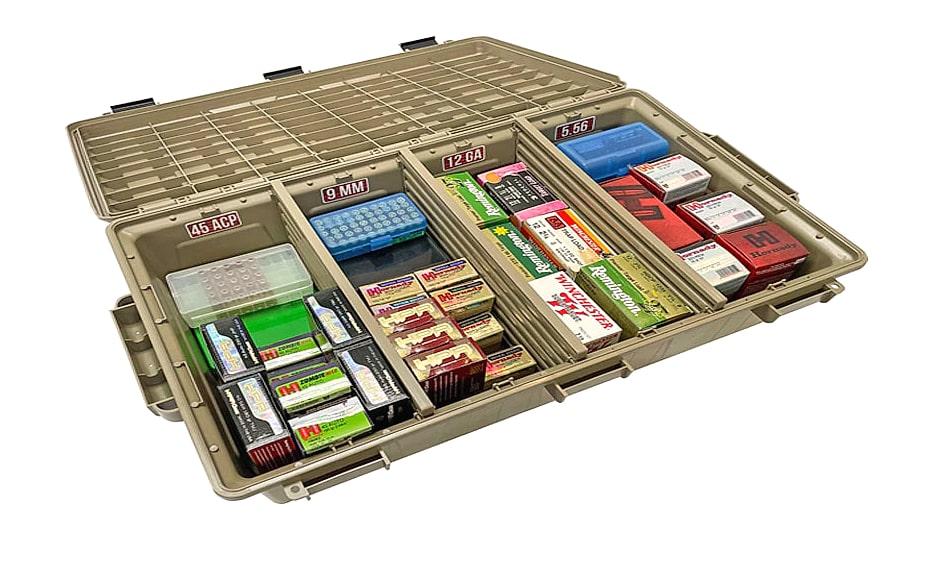 MTM ACDC30 Divided Ammo Crate Utility Box — package contents