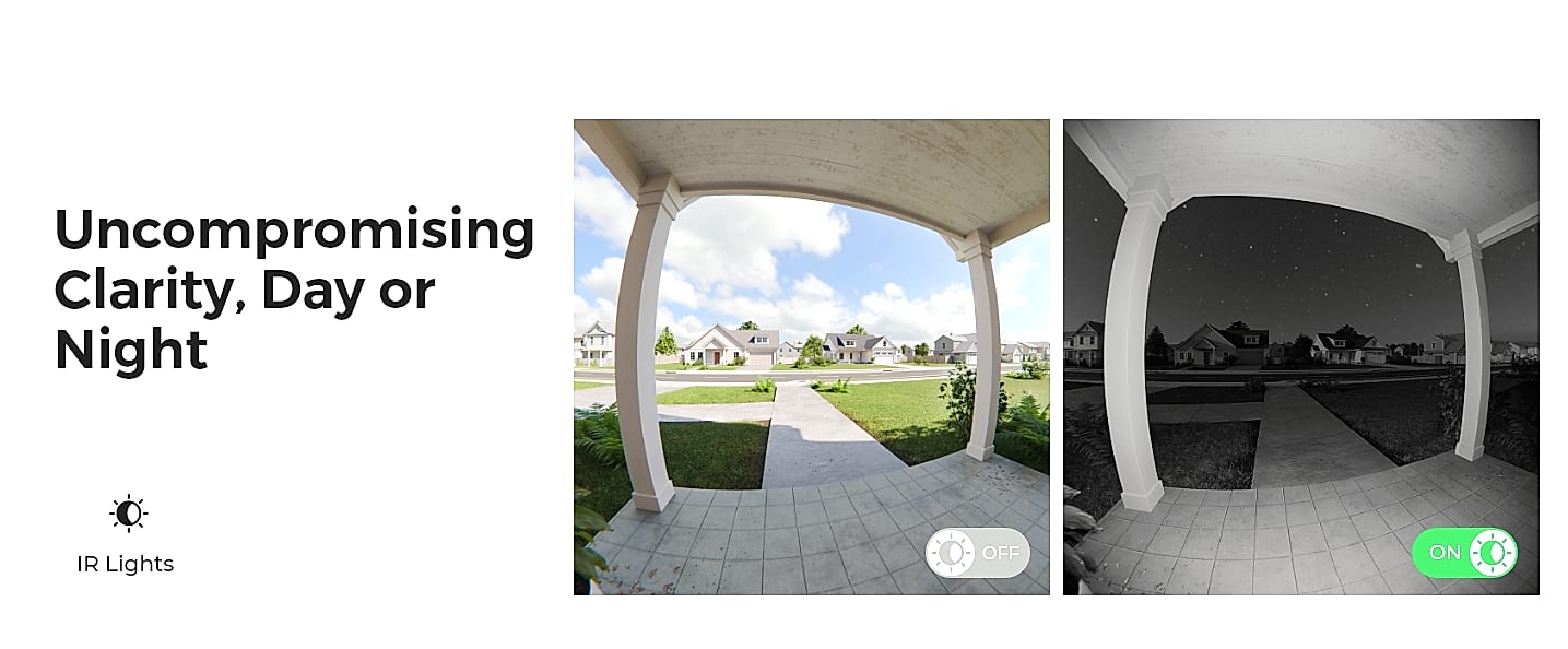 Reolink Video Doorbell Camera with Chime, WiFi — assembled view