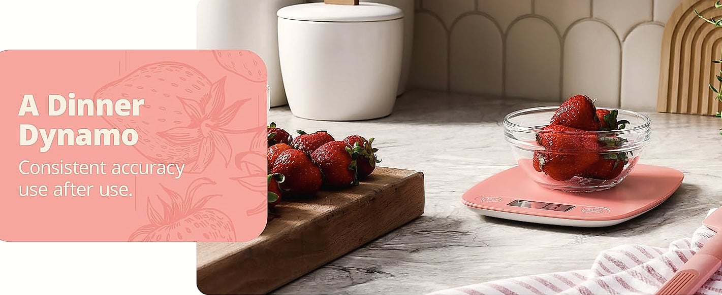 Greater Goods Digital Food Scale, 1g Precision Kitchen Scale — package contents