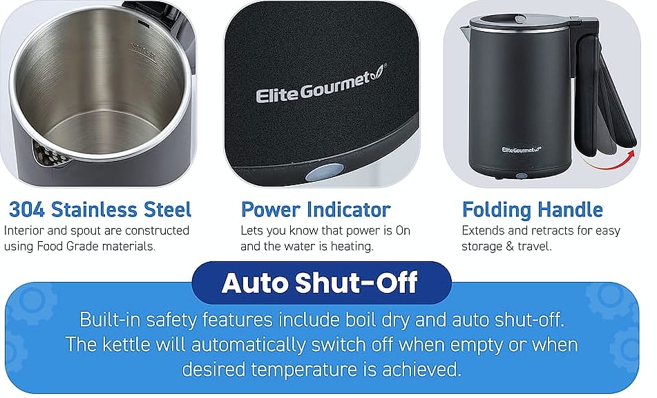 Elite Gourmet 1.7L Electric Tea Kettle with Digital — build progress