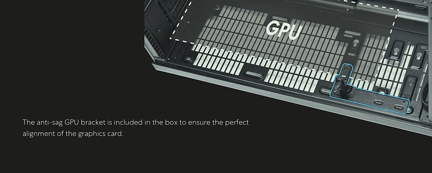 Lian Li A4-H2O Mini-ITX PC Case with 240mm AIO Support — parts overview