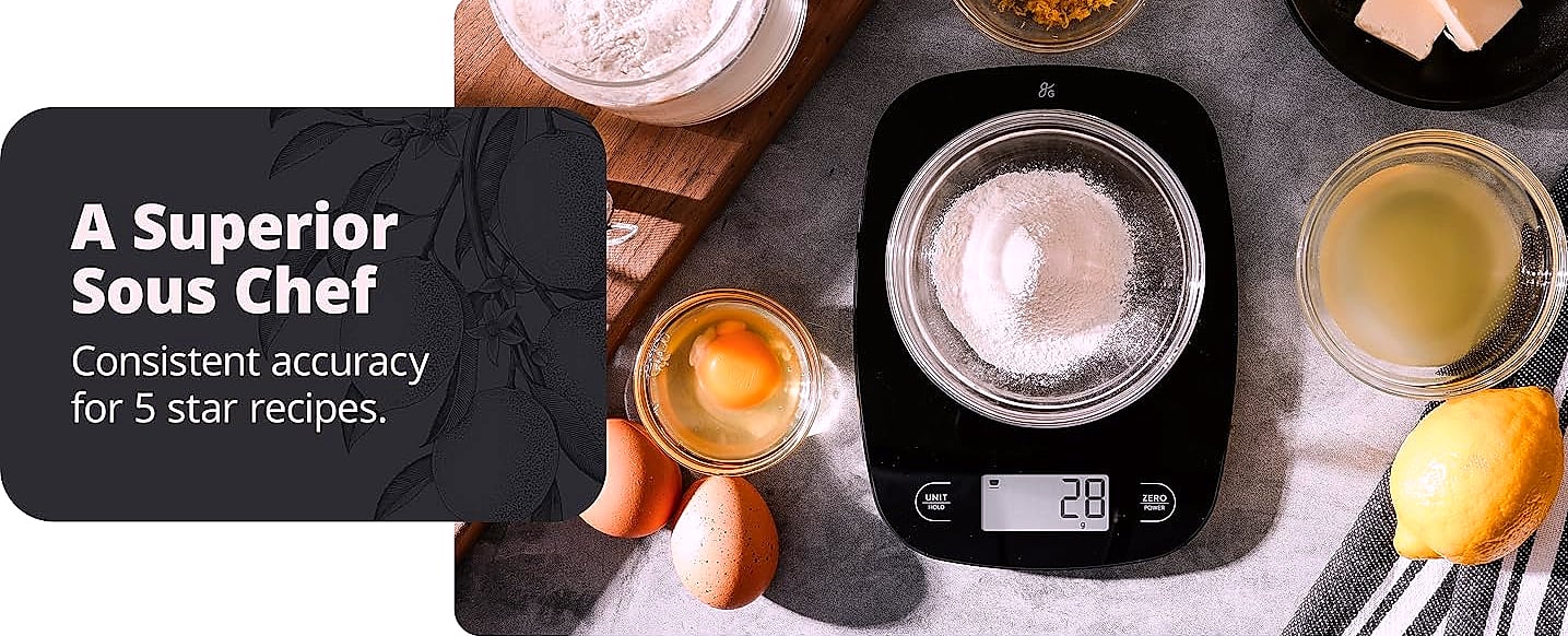 Greater Goods Digital Food Scale, 1g Precision Kitchen Scale — build progress