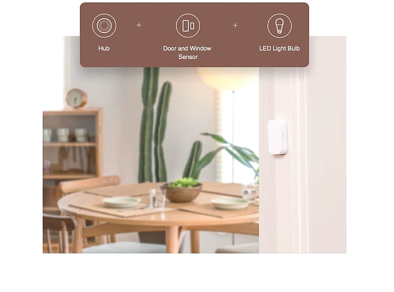 Aqara Zigbee Door and Window Sensor 3 Pack — close-up details