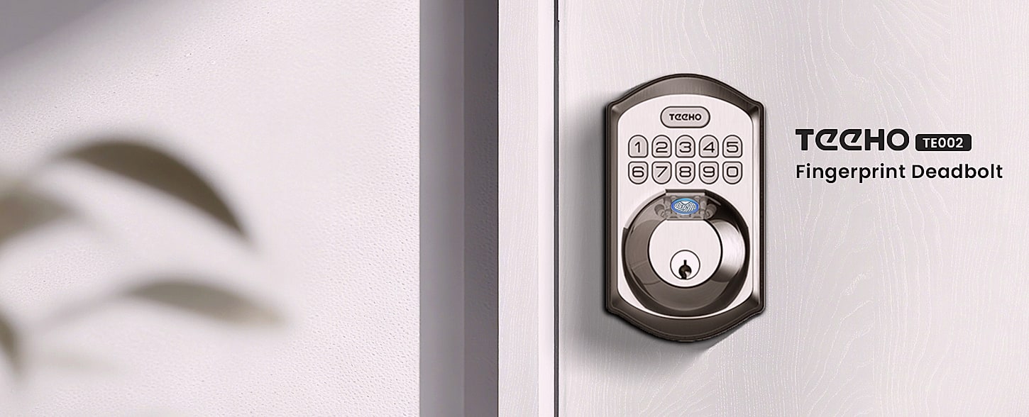 TEEHO TE001 Keyless Entry Door Lock Smart Deadbolt — package contents