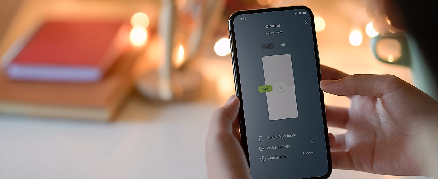 Leviton D215S-1RW Decora Smart Wi-Fi Switch, Matter — assembled view