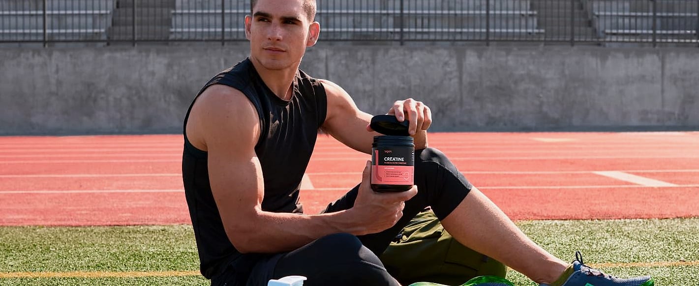 LEGION Micronized Creatine Monohydrate Powder, 100 Servings — package contents