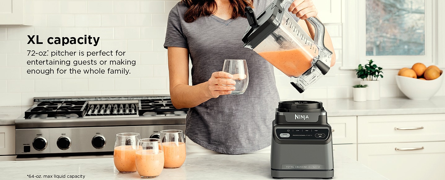 Ninja Professional Blender 2.0 1200W Smoothie Maker — scale reference