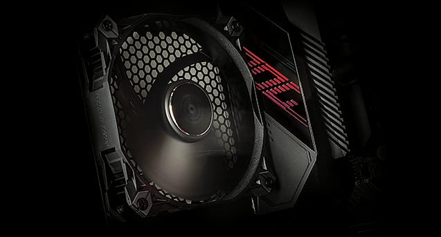ASUS ROG Strix XF120 120mm PWM PC Case and Radiator Fan — side view