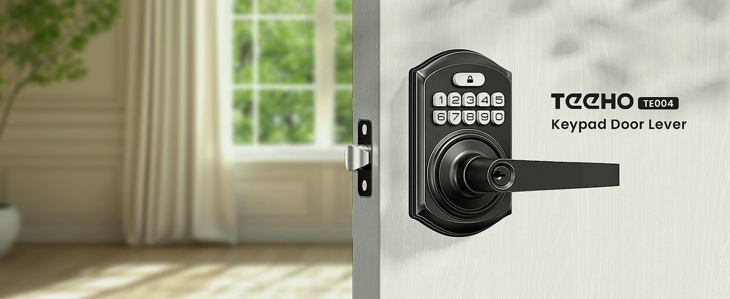 TEEHO TE001 Keyless Entry Door Lock Smart Deadbolt — interior detail