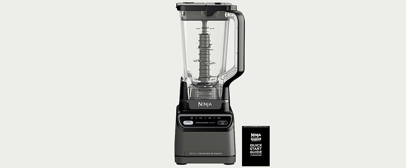 Ninja Professional Blender 2.0 1200W Smoothie Maker — parts overview