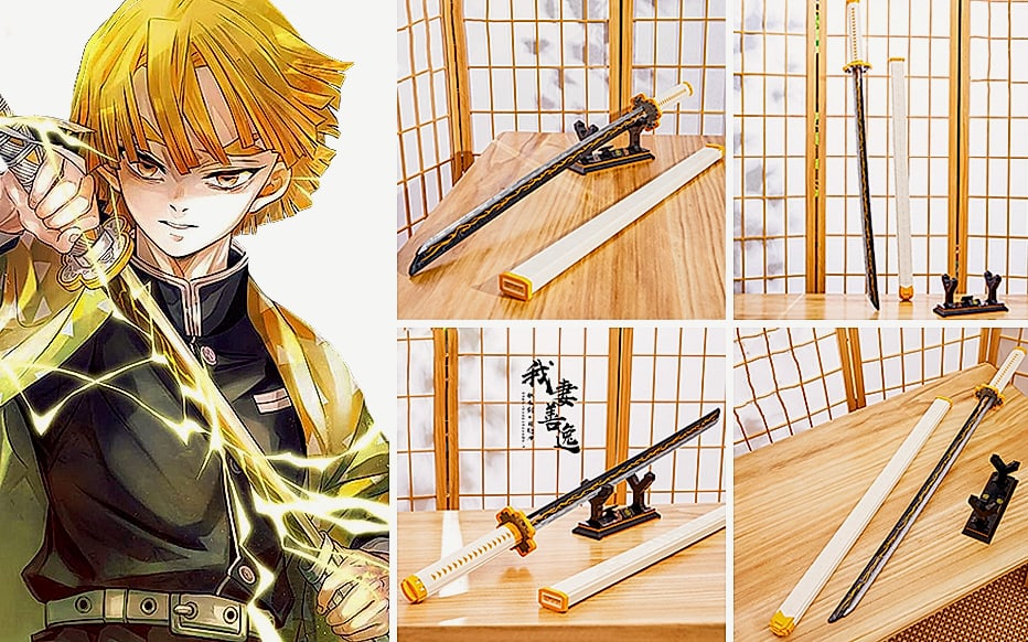 Kravkind 39 Inch Samurai Sword Building Block Set with — close-up details