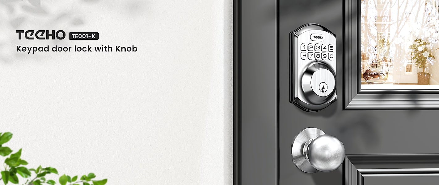 TEEHO TE001 Keyless Entry Door Lock Smart Deadbolt — feature highlights