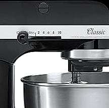 KitchenAid K45SS Classic 4.5 Quart Tilt-Head Stand Mixer — side view