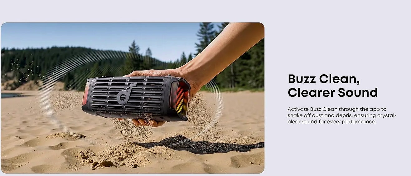 Soundcore Boom 3i Waterproof Bluetooth Speaker, IP68 — assembled view