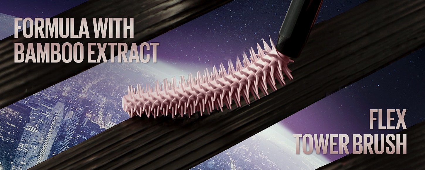 Maybelline Lash Sensational Sky High Washable Mascara, — feature highlights