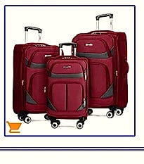 New York XPress 20 Inch Rolling Backpack for Adults — interior detail
