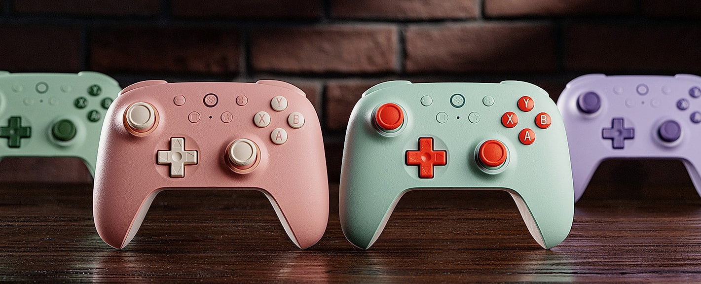 8Bitdo Ultimate 2C Wireless Controller for PC and Android — package contents
