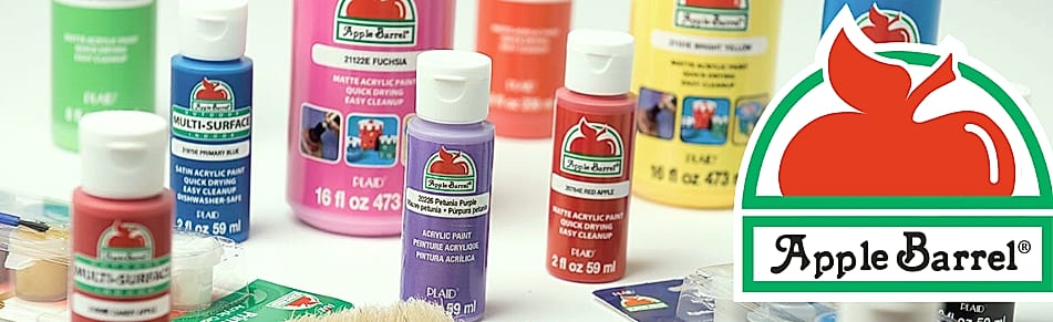 Apple Barrel Acrylic Paint White 2oz Matte Finish Craft — package contents