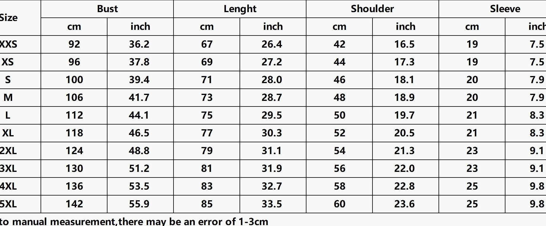 Bocchi The Rock 3D Print T-Shirt Short Sleeve — package contents