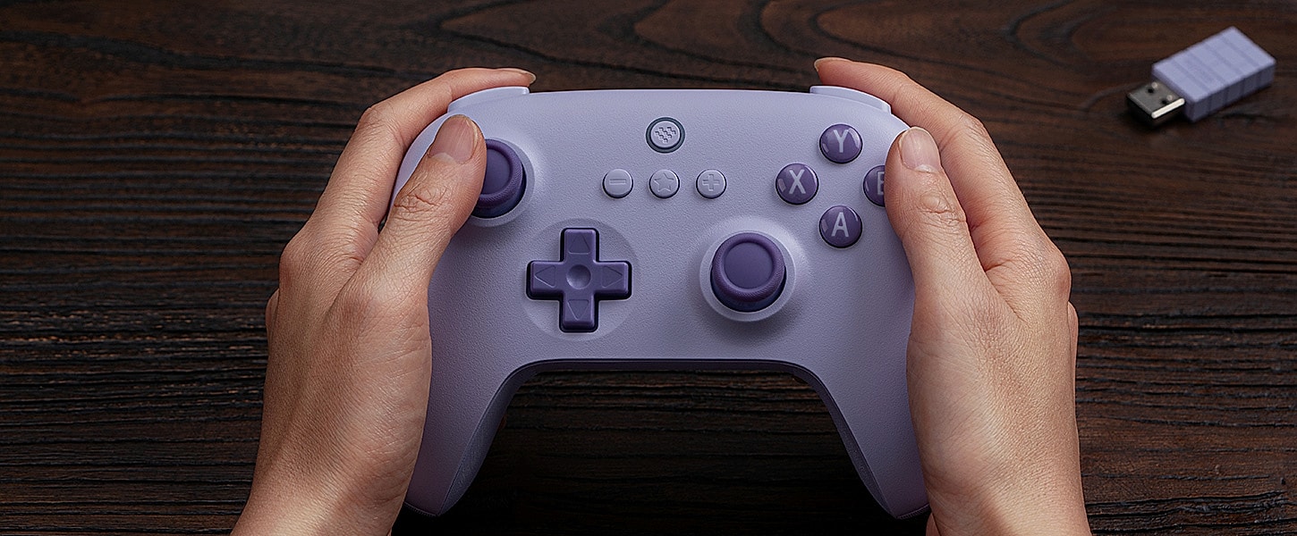 8Bitdo Ultimate 2C Wireless Controller for PC and Android — parts overview
