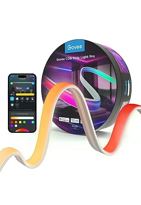 Govee RGBIC LED Strip Lights 16.4ft Smart Bluetooth Color — package contents