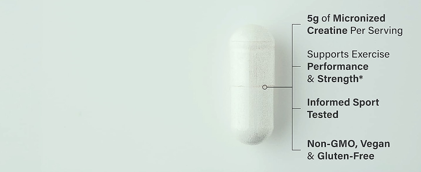 Sports Research Creatine Monohydrate 5g Powder for Strength — close-up details
