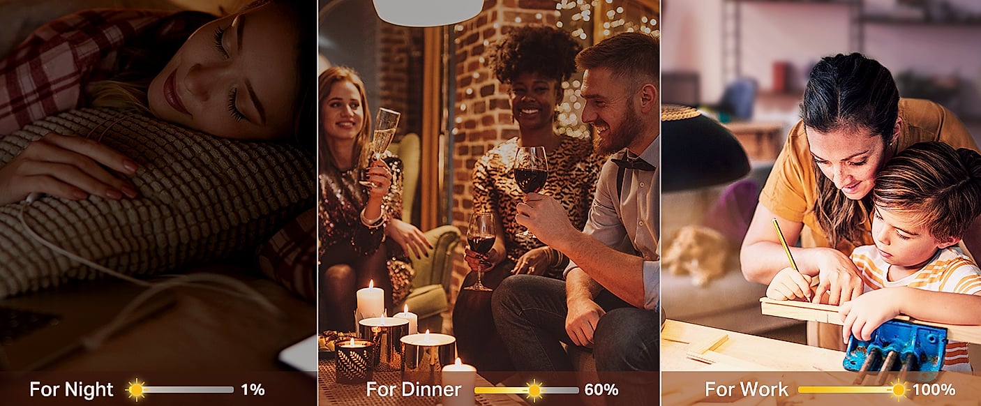 Kasa Smart Motion Sensor Dimmer Switch 2-Pack Wi-Fi — feature highlights