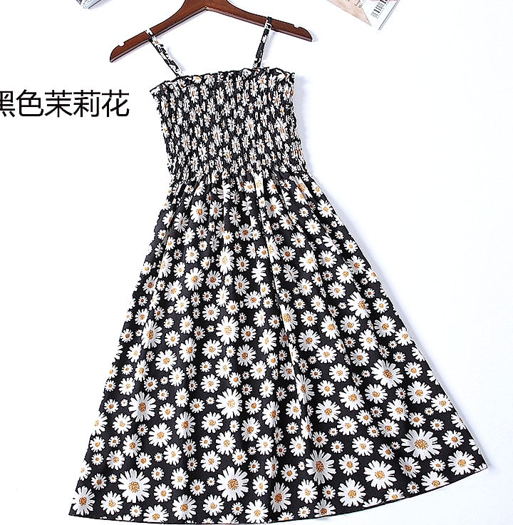 XIBUSANA Chiffon Mini Dress Sleeveless High Waist Summer — assembled view
