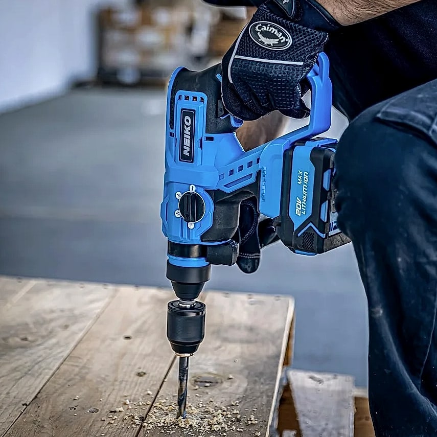 Kankeirr Cordless Rotary Hammer Drill 20V Li-ion — scale reference