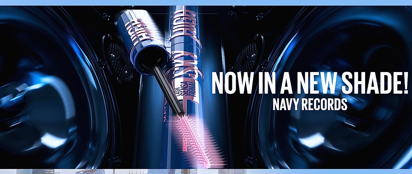 Maybelline Lash Sensational Sky High Washable Mascara, — scale reference
