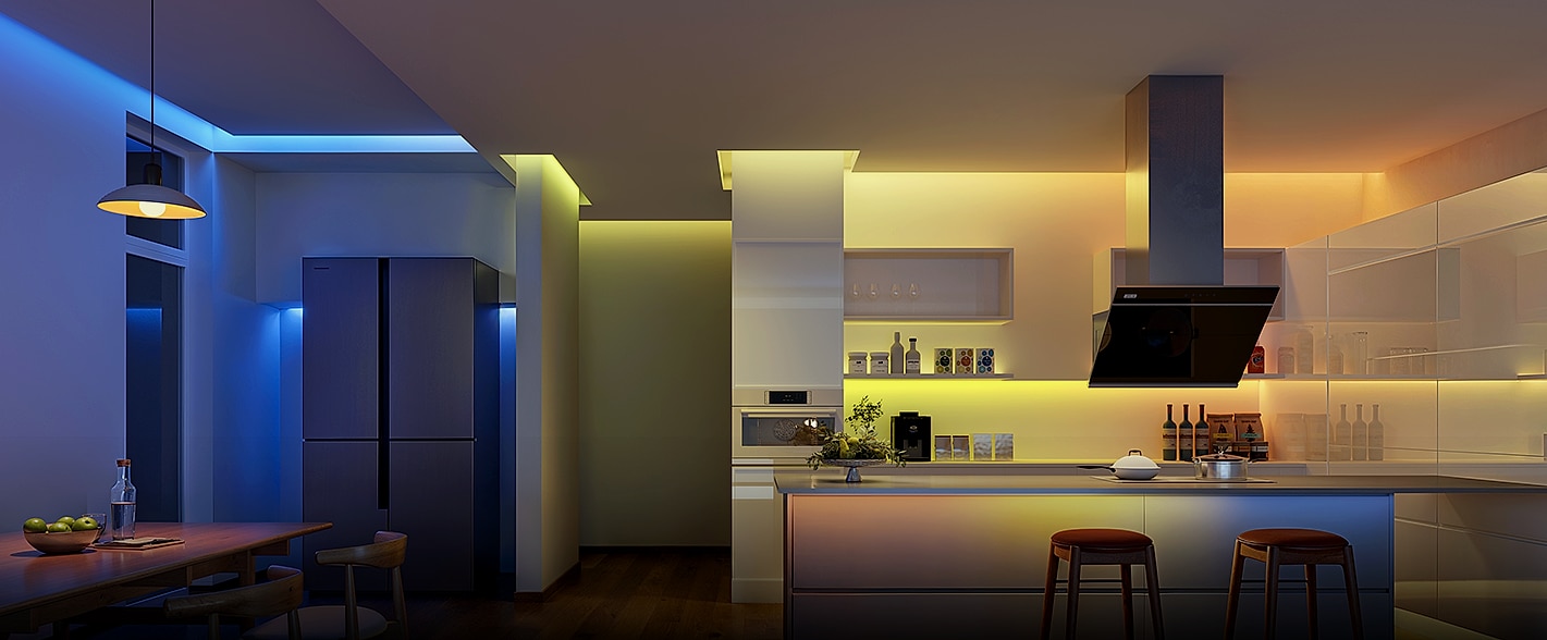 Govee RGBIC LED Strip Lights 16.4ft Smart Bluetooth Color — scale reference