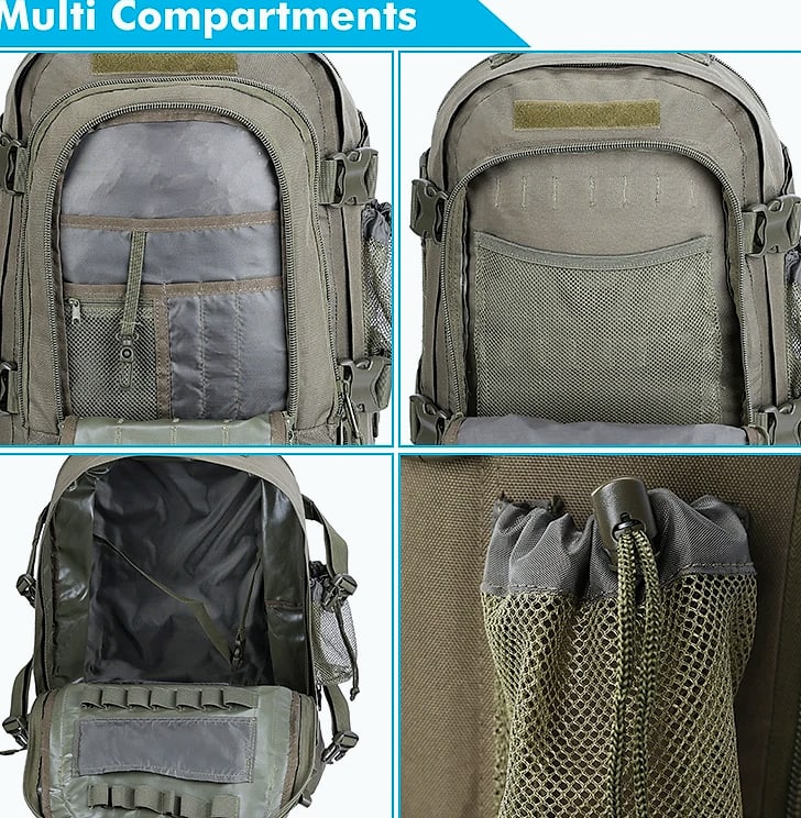 LQARMY 60L Tactical Backpack with MOLLE System — build progress