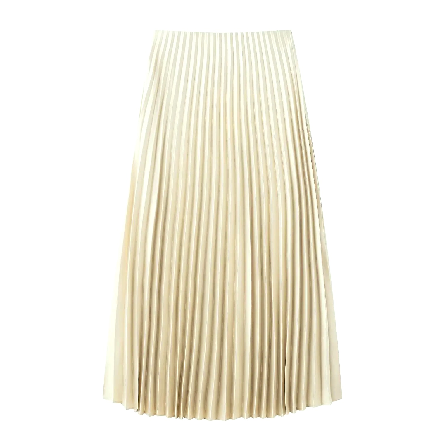 HXAO Women's Pleated Midi Skirt Brown Summer — package contents