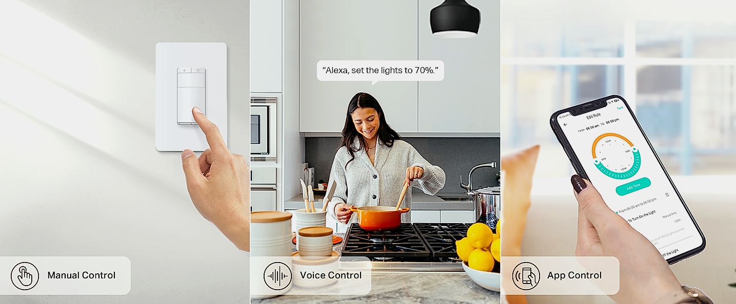 Kasa Smart Motion Sensor Dimmer Switch 2-Pack Wi-Fi — scale reference