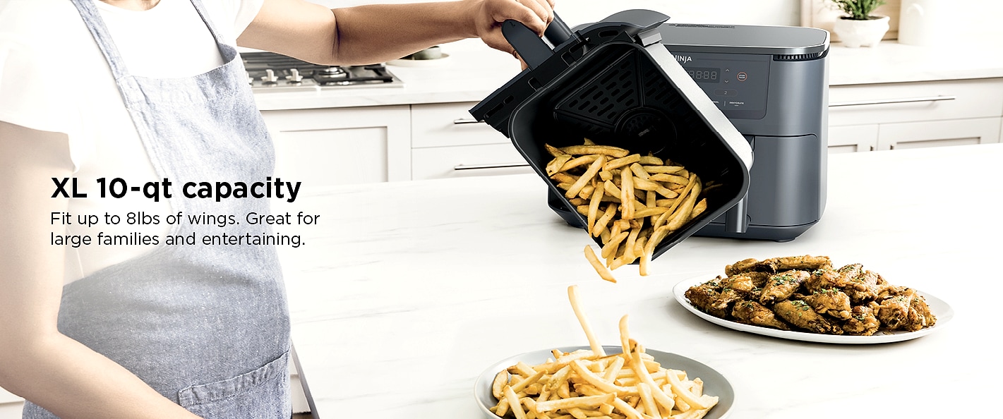 Ninja DZ201 Foodi 8 Quart DualZone Air Fryer with 2 — build progress
