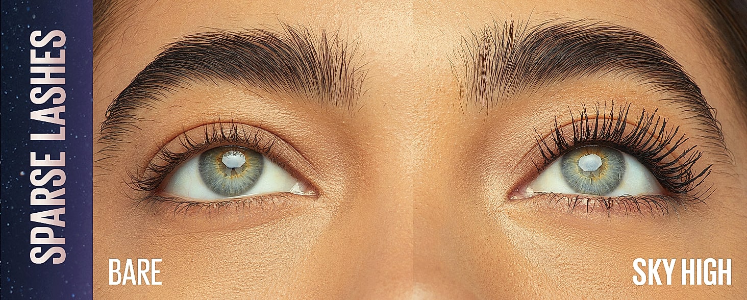 Maybelline Lash Sensational Sky High Washable Mascara, — assembled view