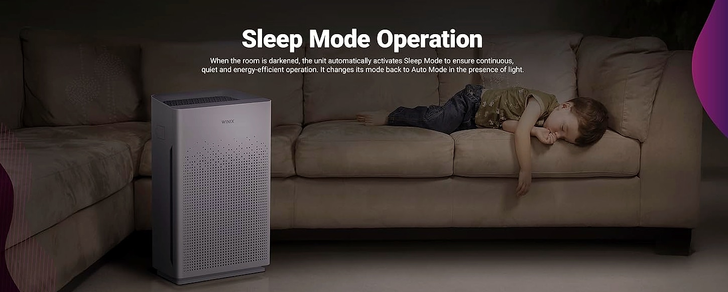 Winix 5510 Air Purifier with App Control for Large Rooms — assembled view