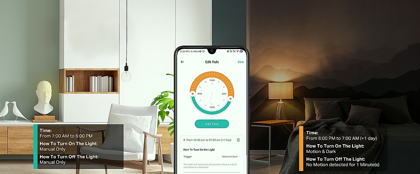 Kasa Smart Motion Sensor Dimmer Switch 2-Pack Wi-Fi — parts overview
