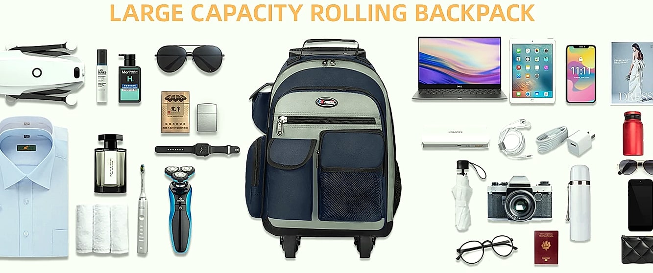 New York XPress 20 Inch Rolling Backpack for Adults — build progress