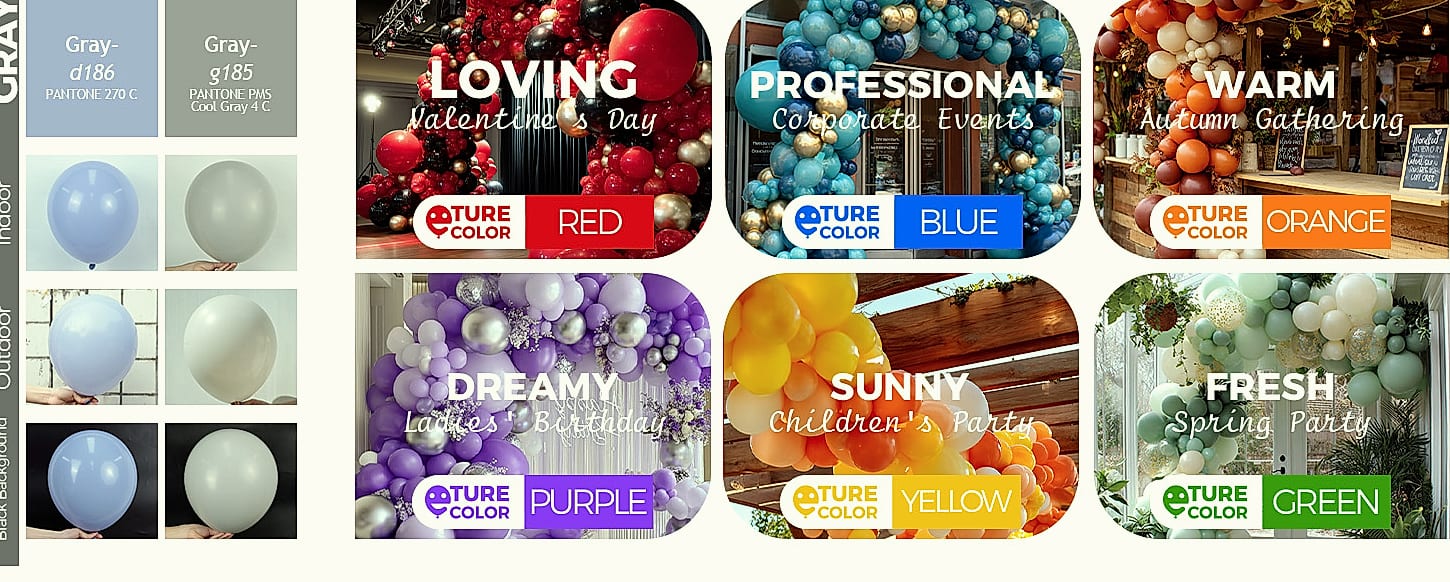 Bezente 12 Inch Rainbow Latex Balloons, 100 Pack Party — feature highlights