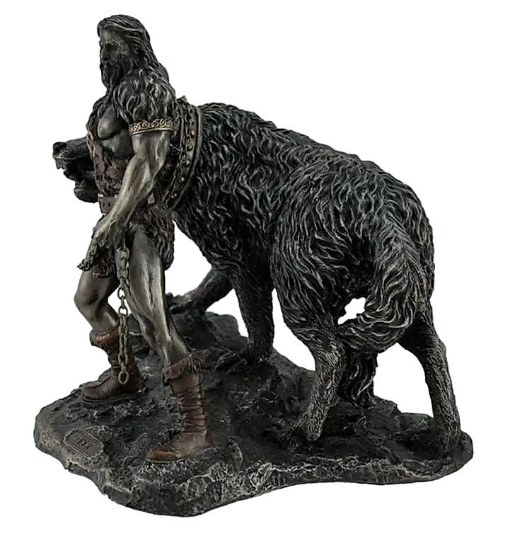 Nordic Mythology Tyr God Resin Statue 15cm Decorative Figure — scale reference