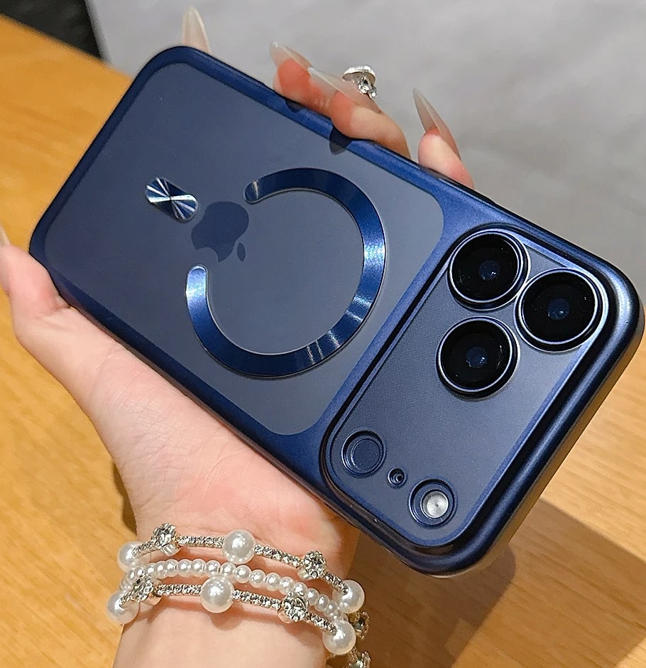 Matte Translucent Magnetic iPhone 17 Pro Max Case with — interior detail