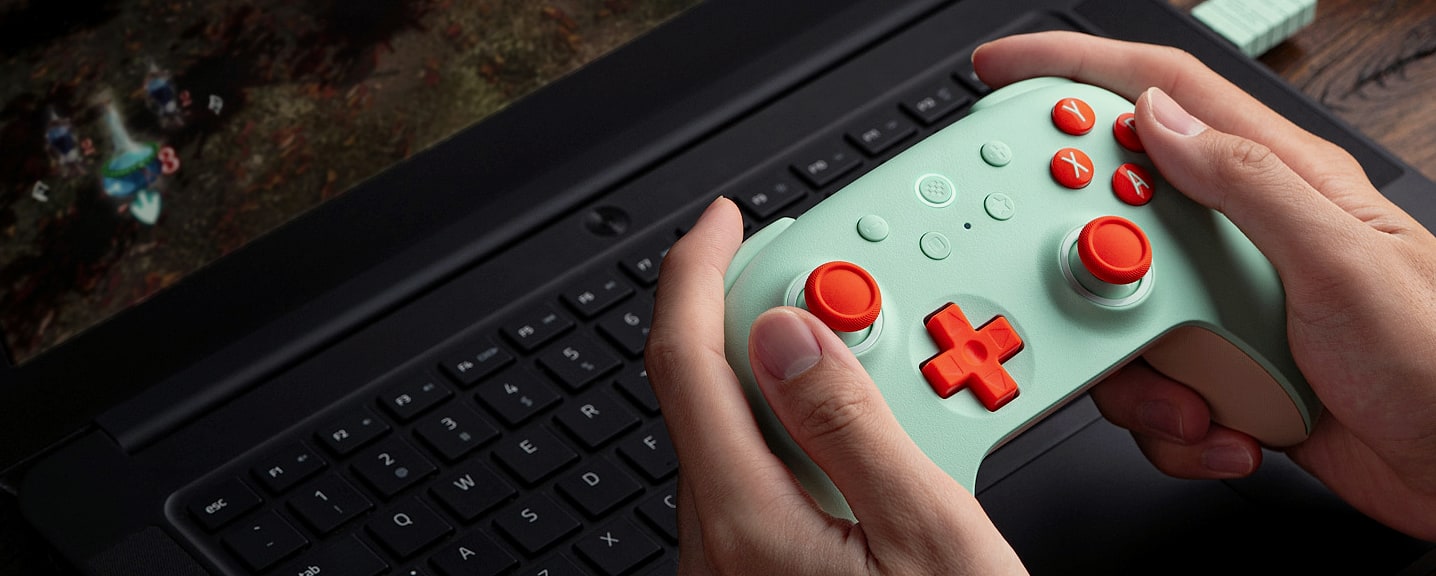 8Bitdo Ultimate 2C Wireless Controller for PC and Android — interior detail