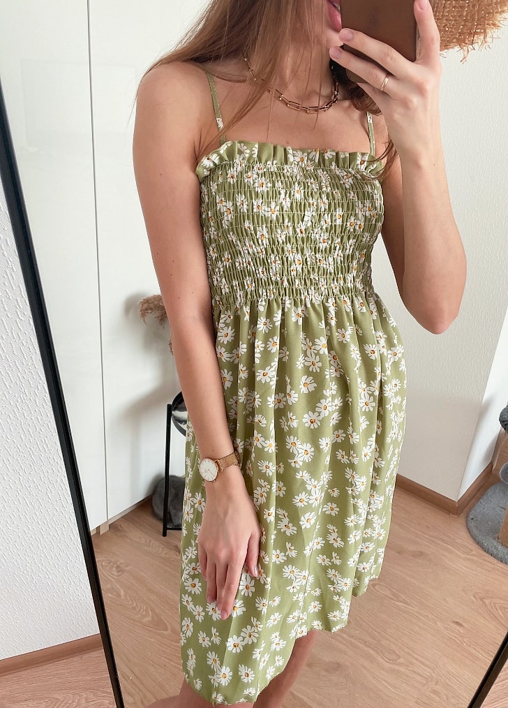 XIBUSANA Chiffon Mini Dress Sleeveless High Waist Summer — build progress