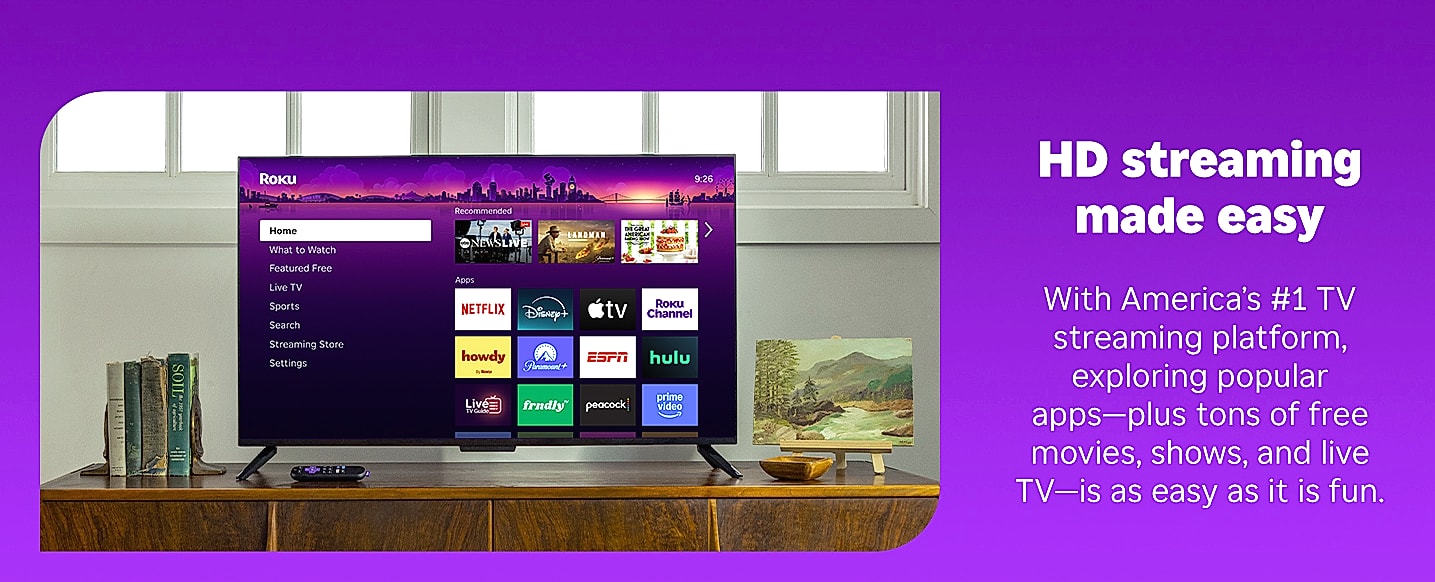 Roku Streaming Stick HD - Compact HD Streaming Device — side view
