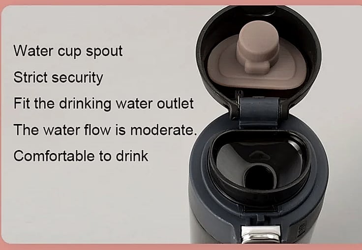 500ml Stainless Steel Thermos Cup with Carry Rope — feature highlights