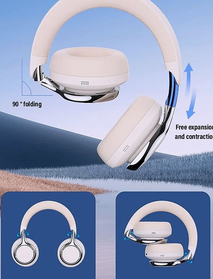 TD-20 Wireless Headphone Bluetooth 5.3 with 40mm Driver — scale reference