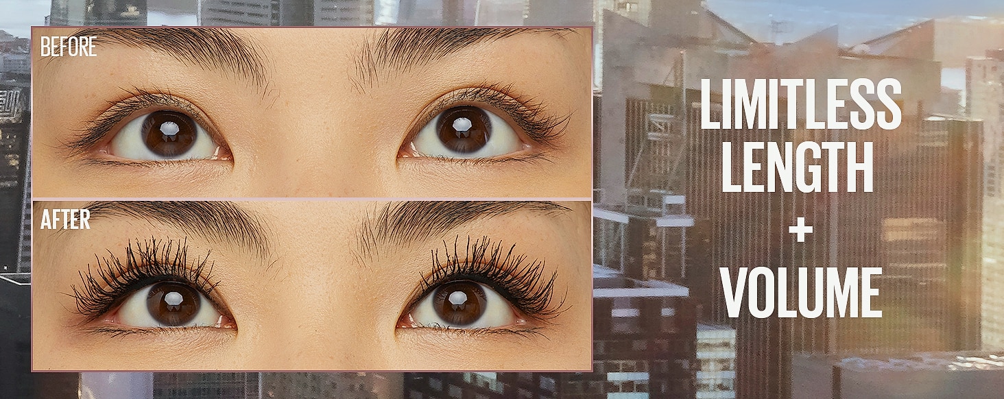 Maybelline Lash Sensational Sky High Washable Mascara, — assembled view
