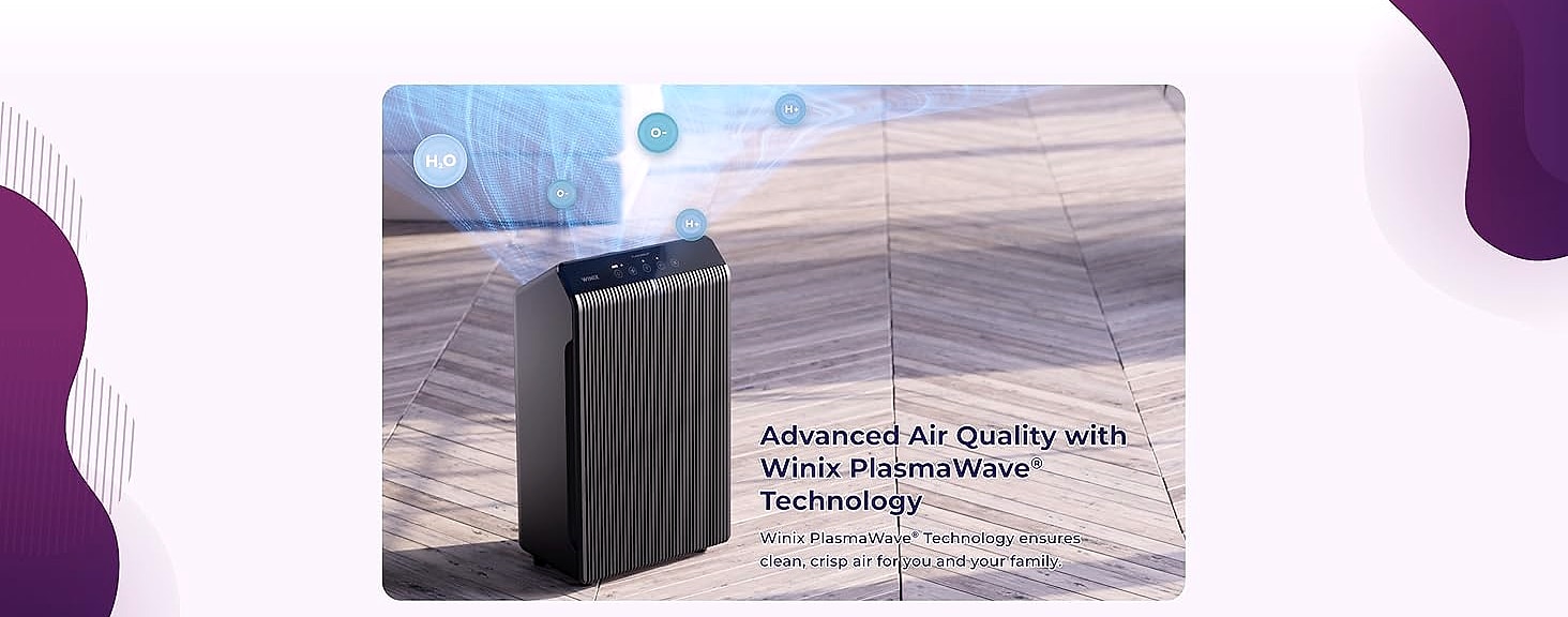 Winix 5510 Air Purifier with App Control for Large Rooms — feature highlights